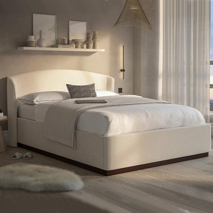 Upholstered Elegance Fabric Bed Frame