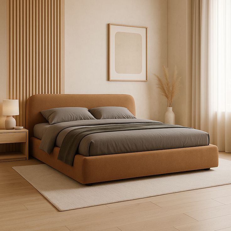 Plain Design Bed
