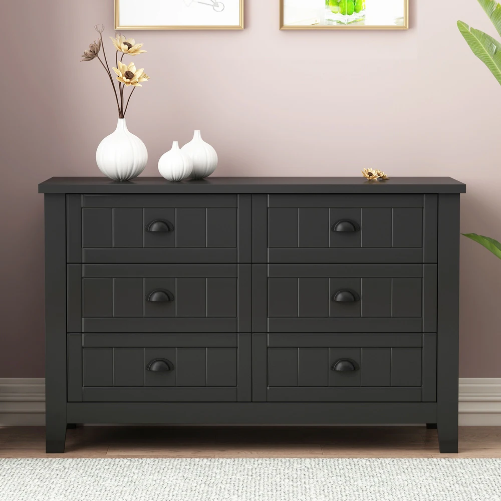 Elegant Black Chest of Drawers For Bedroom Storage